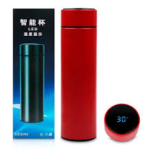 THERMOS FLASK 500 ML LED /ROJO